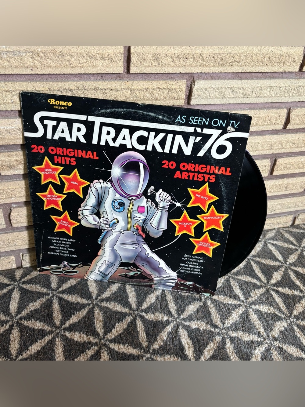 70's Ronco Presents "Star Trackin' 76" Album - As Seen on TV - Compilation Vinyl